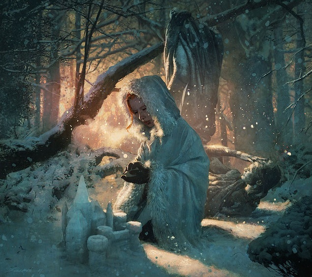 Sansa Stark at the Eyrie - by Michael Komarck